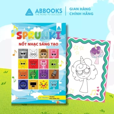 Sách Tô Màu SPRUNKI Nốt Nhạc Sáng Tạo cho Bé - Phát Triển Tư Duy, Giá 17.000 Sách Tô Màu SPRUNKI Nốt Nhạc Sáng Tạo cho Bé - Phát Triển Tư Duy, Giá 17.000
