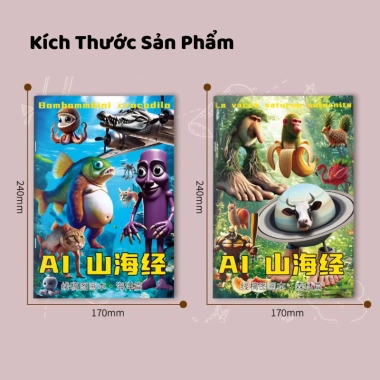 Sách Tô Màu Tung Tung Sahur – Nhân Vật Tralalero, Bombom, Lavacca Bé, 32k