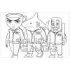 Sách tô màu Tung Tung Tung Sahur Squid Game 3 cho bé - giấy dày không lem, sáng tạo 3