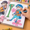 Sách tô màu Zootopia cho bé – Line art rõ nét, tập vẽ tô màu dễ thương, giảm giá 23% 2