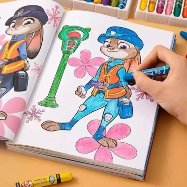 Sách tô màu Zootopia cho bé – Line art rõ nét, tập vẽ tô màu dễ thương, giảm giá 23%