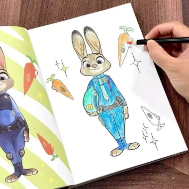 Sách tô màu Zootopia cho bé – Line art rõ nét, tập vẽ tô màu dễ thương, giảm giá 23%