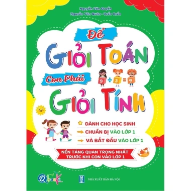 Sách Toán lớp 1 Để giỏi tính - Giá chỉ 30.000, giúp học sinh lớp 1 yêu thích toán 2