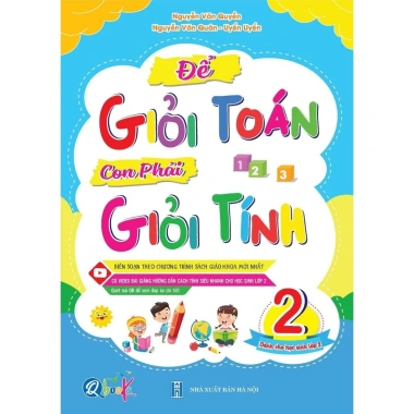 Sách Toán lớp 1 Để giỏi tính - Giá chỉ 30.000, giúp học sinh lớp 1 yêu thích toán 4