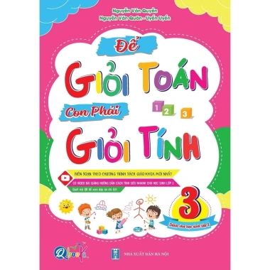 Sách Toán lớp 1 Để giỏi tính - Giá chỉ 30.000, giúp học sinh lớp 1 yêu thích toán 5