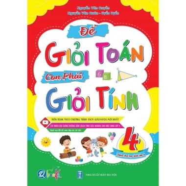 Sách Toán lớp 1 Để giỏi tính - Giá chỉ 30.000, giúp học sinh lớp 1 yêu thích toán 6