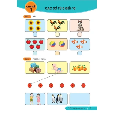 Sách Toán Nâng Cao Lớp 1 GDPT mới - Biên soạn ndbooks, Giá chỉ 86.400đ 5