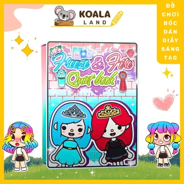 Sách Toca Boca Băng và Lửa - Đồ chơi Montessori 0‑3, Ngôi nhà Búp Bê, Kuromi, Cinnamoroll - Chỉ 85.000₫