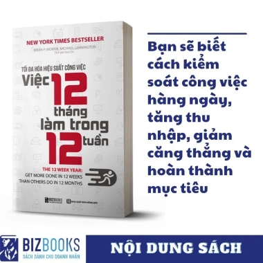 Sách Tối Đa Hóa Hiệu Suất Công Việc - 12 Tháng Làm Trong 12 Tuần, Giá Ưu Đãi 135,200₫ 5 Sách Tối Đa Hóa Hiệu Suất Công Việc - 12 Tháng Làm Trong 12 Tuần, Giá Ưu Đãi 135,200₫ 5