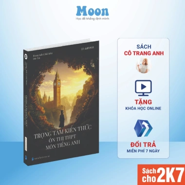 Sách Trọng Tâm Kiến Thức Ôn Thi THPT Tiếng Anh - Cô Trang Anh - MoonBook - 165.000đ