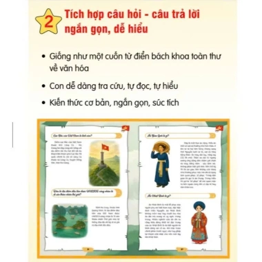 Sách Truyện Tranh 1.000 Câu Hỏi Văn Hóa Việt Nam cho Bé - Giá Ưu Đãi 138k