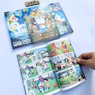 Sách Truyện Tranh Doraemon Full Màu - Nobita Bản Giao Hưởng, Thám hiểm Nam Cực, Kachi Kochi - 47.000đ