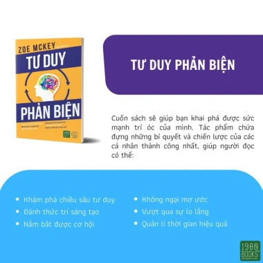 Sách Tư Duy Phản Biện 1.980Books - Phát Triển Kỹ Năng Suy Luận, Giá 81.750₫