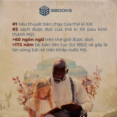 Sách Túp Lều Bác Tom - Harriet Beecher Stowe - Văn học kinh điển 138.000đ - Sbooks 3