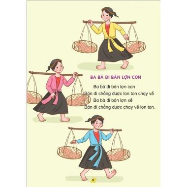 Sách Tuyển Tập Đồng Dao Hay Cho Bé – Phát Triển Ngôn Ngữ & Nhận Thức B89 Giá 71.200đ 5 Sách Tuyển Tập Đồng Dao Hay Cho Bé – Phát Triển Ngôn Ngữ & Nhận Thức B89 Giá 71.200đ 5