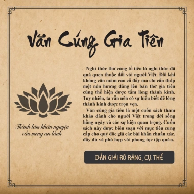 Sách Văn Cúng Gia Tiên 2.026 - Ấn Bản Cổ Đặc Biệt, Đầy Đủ Nội Dung, Giá 69.000 VND