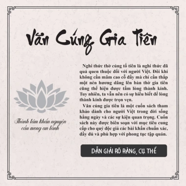 Sách Văn Cúng Gia Tiên - Nghi Thức và Hướng Dẫn Sắm Lễ Đầy Đủ, Giá ưu đãi 69.000đ Tiên Phong Books