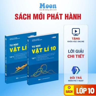 Sách Vật Lý lớp 10 Combo 2 tự học chương trình mới - MoonBook - Giá 145.000 VND