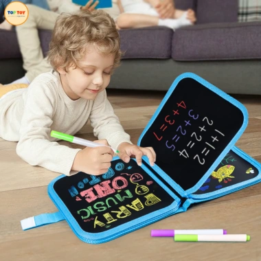 Sách Vẽ Xóa Được cho Bé - 14 Trang, Kèm 12 Bút Màu, Tranh Tô Màu Phát Triển Tư Duy, Giá 98.990 VND