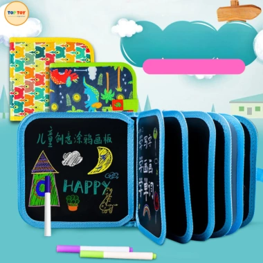 Sách Vẽ Xóa Được cho Bé - 14 Trang, Kèm 12 Bút Màu, Tranh Tô Màu Phát Triển Tư Duy, Giá 98.990 VND