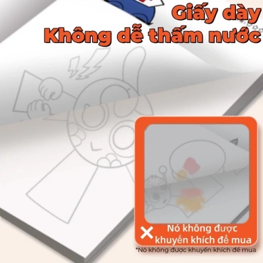 Sách viết tay Sprunki - Bộ giấy nến vẽ cho trẻ em Incredibox sổ tay sáng tạo giá chỉ 34.729₫ 2