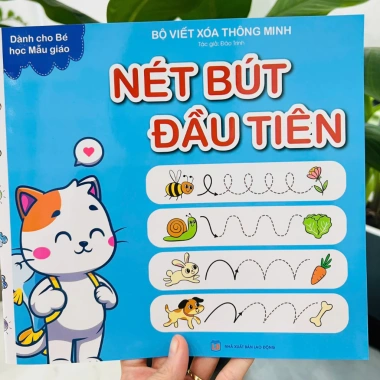 Sách Viết Xóa Thông Minh TNBOOKS Combo 4 Cuốn Cho Bé 3 đến 5 Tuổi Xóa Lại Nhiều Lần 5