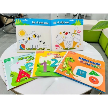 Sách Viết Xóa Thông Minh TNBOOKS Combo 4 Cuốn Cho Bé 3 đến 5 Tuổi Xóa Lại Nhiều Lần 8