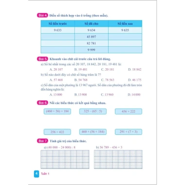 Sách Vở Bài Tập Toán Nâng Cao 4 GDPT Mới - Giá Ưu Đãi 40.000 - ndbooks 9