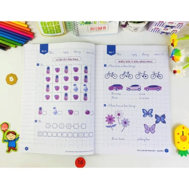 Sách Vở Ô Li Bài Tập Toán Lớp 1 - GDPT mới - ndbooks - Giá ưu đãi 34.000 VNĐ 7