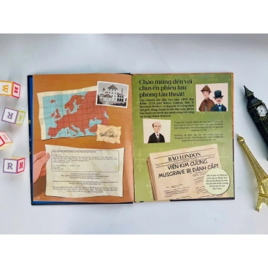 Sách Vụ Án Lớn Nhất của Sherlock Holmes - Escape Room Adventures - Giá chỉ 96.000đ - ndbooks 3
