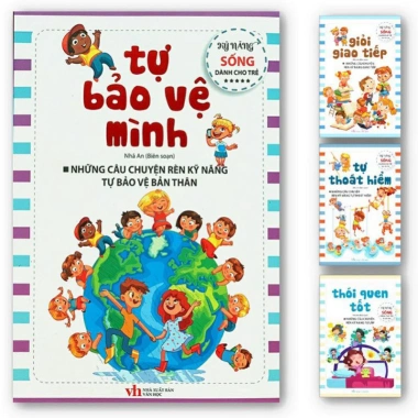 Sách Xả Kho - Rèn Kỹ Năng Sống Cho Bé: Tự Bảo Vệ, Giao Tiếp, Thoát Hiểm, Thói Quen Tốt - 150.000đ 2
