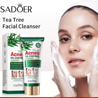 Sadoer Sữa Rửa Mặt Tinh Chất Trà Xanh Vitamin - Kiểm Soát Dầu, Ngừa Mụn, 65k