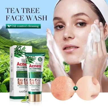 Sadoer Sữa Rửa Mặt Tinh Chất Trà Xanh Vitamin - Kiểm Soát Dầu, Ngừa Mụn, 65k