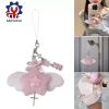 SADYUELE Dây xích điện thoại handmade đính hạt cánh nơ - Túi quyến rũ, thời trang, chỉ 44.527₫