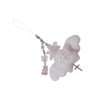SADYUELE Dây xích điện thoại handmade đính hạt cánh nơ - Túi quyến rũ, thời trang, chỉ 44.527₫ 6