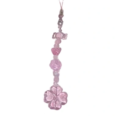 SADYUELE Nơ Dây Điện Thoại Trái Tim Acrylic, Khóa Móc Hoa Hồng, Dây Đeo Độc Đáo, Giá 40.798 VND