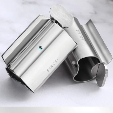 Sadyuele Thép không gỉ - Cán Ống Đánh Răng, Máy Bóp Sữa Rửa Mặt Tay, Kem Xoay Holde, Giá chỉ 93.834₫ 5