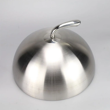 Sadyuele Vỏ bít tết thép không gỉ 20-28cm Teppanyaki Dome Nắp đậy bát đĩa 279.500 VND