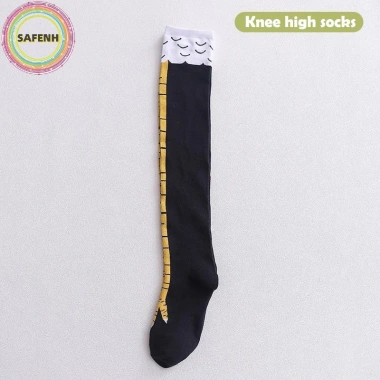 SaFenH 1 Cặp 3D Ngộ Nghĩnh Chân Gà Đầu Gối Tất Cao - Giá ưu đãi 55.296 VND 10