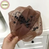 Safenh Nửa Nón Pháp Retro Thanh Lịch Tóc Vòng Tiệc Băng Đô Quấn Tóc Nữ Giá 30.800đ 4