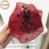 Safenh Nửa Nón Pháp Retro Thanh Lịch Tóc Vòng Tiệc Băng Đô Quấn Tóc Nữ Giá 30.800đ 8