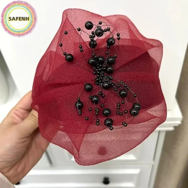 Safenh Nửa Nón Pháp Retro Thanh Lịch Tóc Vòng Tiệc Băng Đô Quấn Tóc Nữ Giá 30.800đ 8 Safenh Nửa Nón Pháp Retro Thanh Lịch Tóc Vòng Tiệc Băng Đô Quấn Tóc Nữ Giá 30.800đ 8
