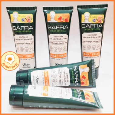 SAFRA CLEAR DETCELL 80g - Kem làm sạch tế bào chết Lana, da sáng mịn, giá 112.000đ 3 SAFRA CLEAR DETCELL 80g - Kem làm sạch tế bào chết Lana, da sáng mịn, giá 112.000đ 3