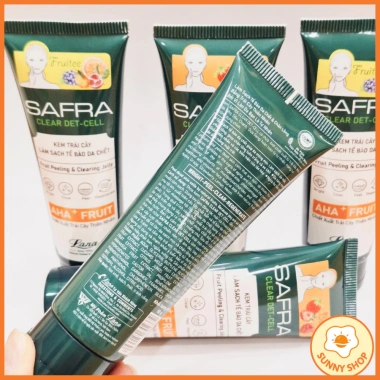 SAFRA CLEAR DETCELL 80g - Kem làm sạch tế bào chết Lana, da sáng mịn, giá 112.000đ 4 SAFRA CLEAR DETCELL 80g - Kem làm sạch tế bào chết Lana, da sáng mịn, giá 112.000đ 4