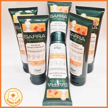 SAFRA CLEAR DETCELL 80g - Kem làm sạch tế bào chết Lana, da sáng mịn, giá 112.000đ