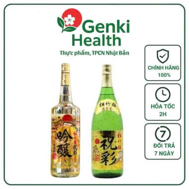 Sake Vảy Vàng Takara 1,8L Nội Địa Nhật - Giá ưu đãi 742.000 VND, hương vị