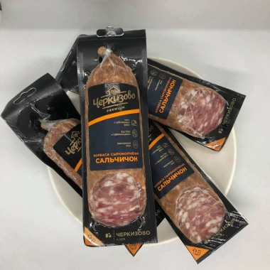 Salami hun khói vị tiêu Chekizobo Premium 350g - Xúc xích lạp xưởng khô Nga, giảm giá chỉ 225.000 VND