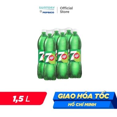 SALE 3.3: 7Up 6 chai 1,5L nước ngọt có gaz – chỉ 130.000đ, giảm mạnh