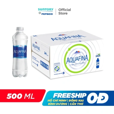 SALE 3.3: Thùng 24 chai Aquafina 500ml - Nước tinh khiết, giá chỉ 131.000 VND 5