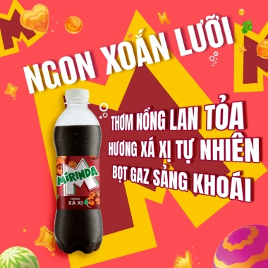 SALE 3.3 Thùng 24 chai Mirinda Xá Xị 390ml - Giải khát thơm ngon, chỉ 172.000₫